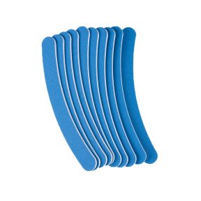 The Edge Blue Curved 120/220 Grit File - pack 10