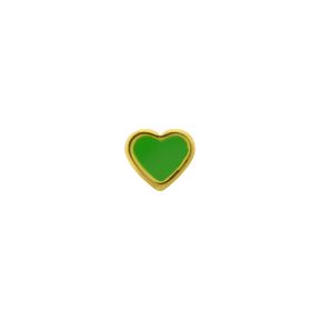Caflon Heart 6mm Green