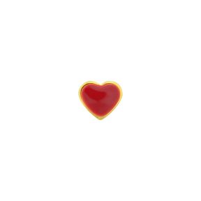 Caflon Heart 6mm Red