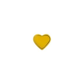 Caflon Heart 6mm Yellow