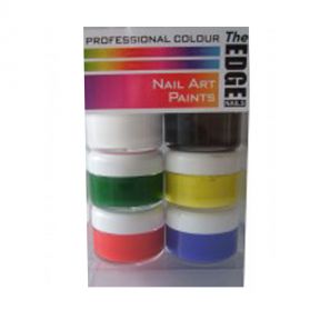 The Edge Nail Art Paint Box - 6 Pack