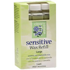 C & E Sensitive Wax Refill Large 3 pack