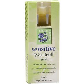 C&E  Sensitive Wax Refill Small  3 pack